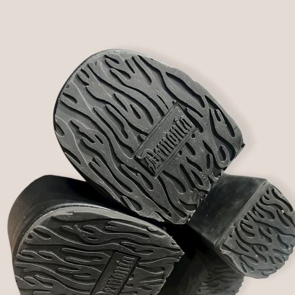 Demonia CAMEL-203 Black Platform Boots | 5" Heel | Size 8 - Picture 3 of 4